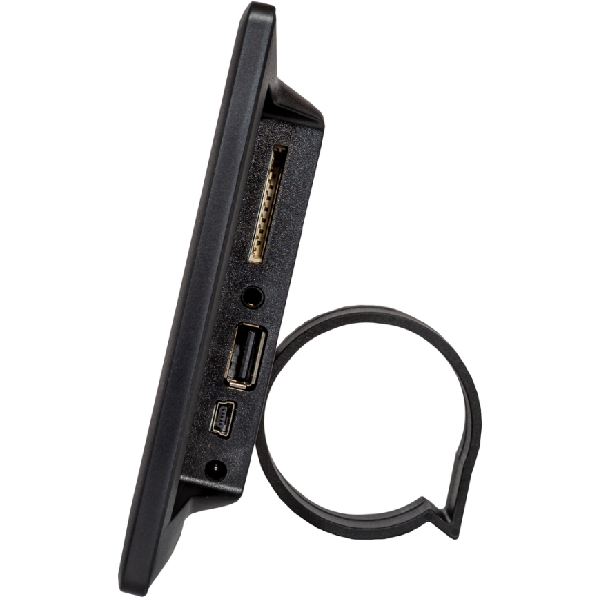 Sencor - Skaitmeninis 7 nuotraukų rėmelis su garsiakalbiu, 230 V, juodas + nuotolinio valdymo pultas