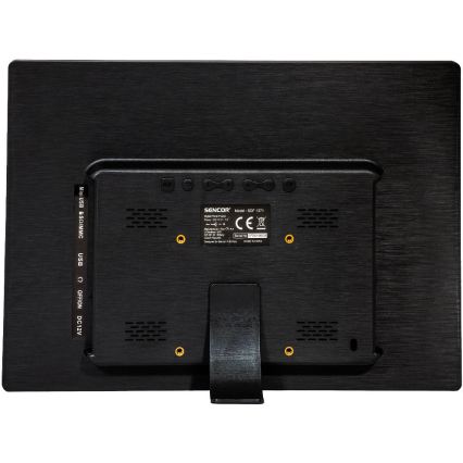 Sencor - Skaitmeninis nuotraukų rėmelis 13,3 su garsiakalbiu 230V antracito spalvos + nuotolinis pultelis