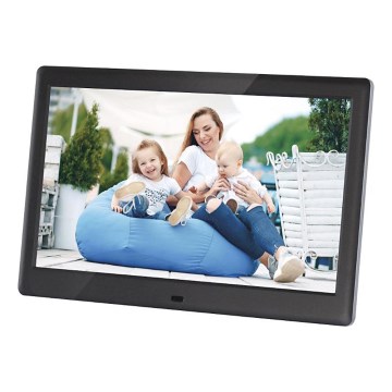 Sencor - skaitmeninis nuotraukų rėmelis su garsiakalbiu 230 V, juodas + nuotolinis valdymas