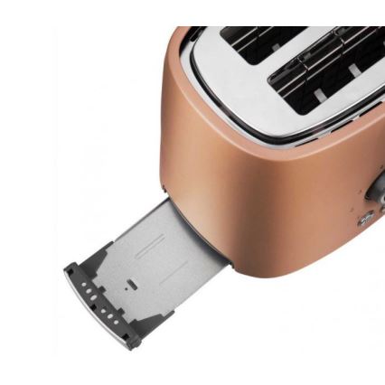 Sencor - Skrudintuvas su dviem angomis ir kepimo grotelėmis 1000W/230V vario spalvos