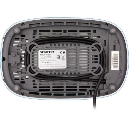 Sencor - Skrudintuvas su dviem angomis ir šildymo grotelėmis 1000W/230V mėlynas