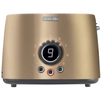 Sencor – Skrudintuvas su dviem skylutėmis ir pakaitinimu 1000W/230V smėlio spalvos