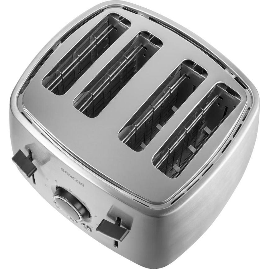 Sencor - Skrudintuvas su keturiomis angomis 1600W/230V matinis chromas