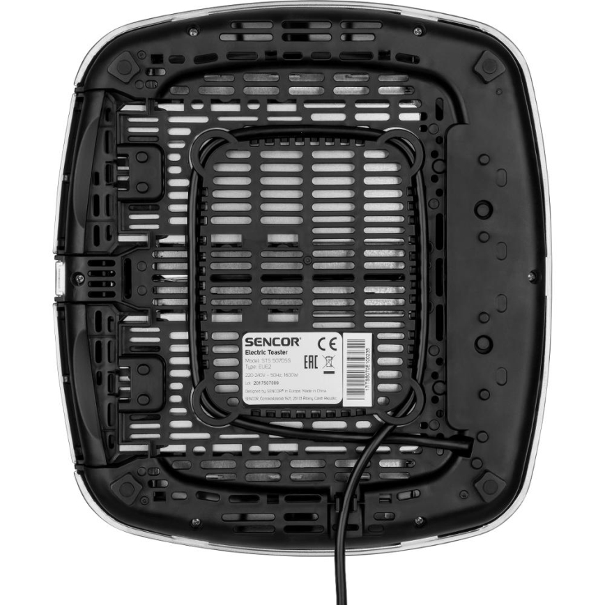 Sencor - Skrudintuvas su keturiomis angomis 1600W/230V matinis chromas