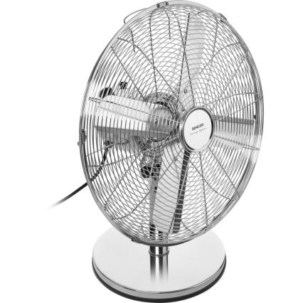 Sencor - Stalinis ventiliatorius 50W/230V, blizgus chromas