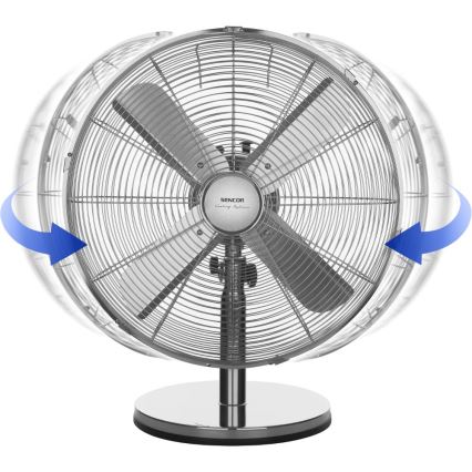 Sencor - Stalinis ventiliatorius 50W/230V, blizgus chromas