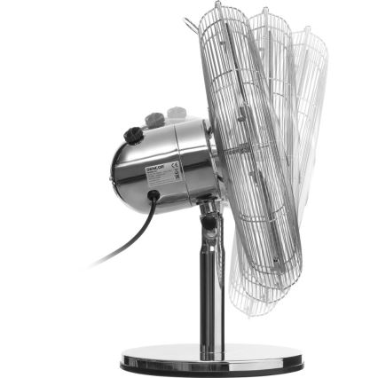 Sencor - Stalinis ventiliatorius 50W/230V, blizgus chromas