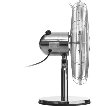 Sencor - Stalinis ventiliatorius 50W/230V, blizgus chromas