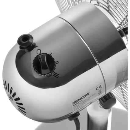 Sencor - Stalinis ventiliatorius 50W/230V, blizgus chromas