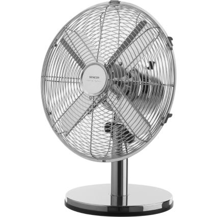 Sencor - stalo ventiliatorius 35W/230V blizgus chromas