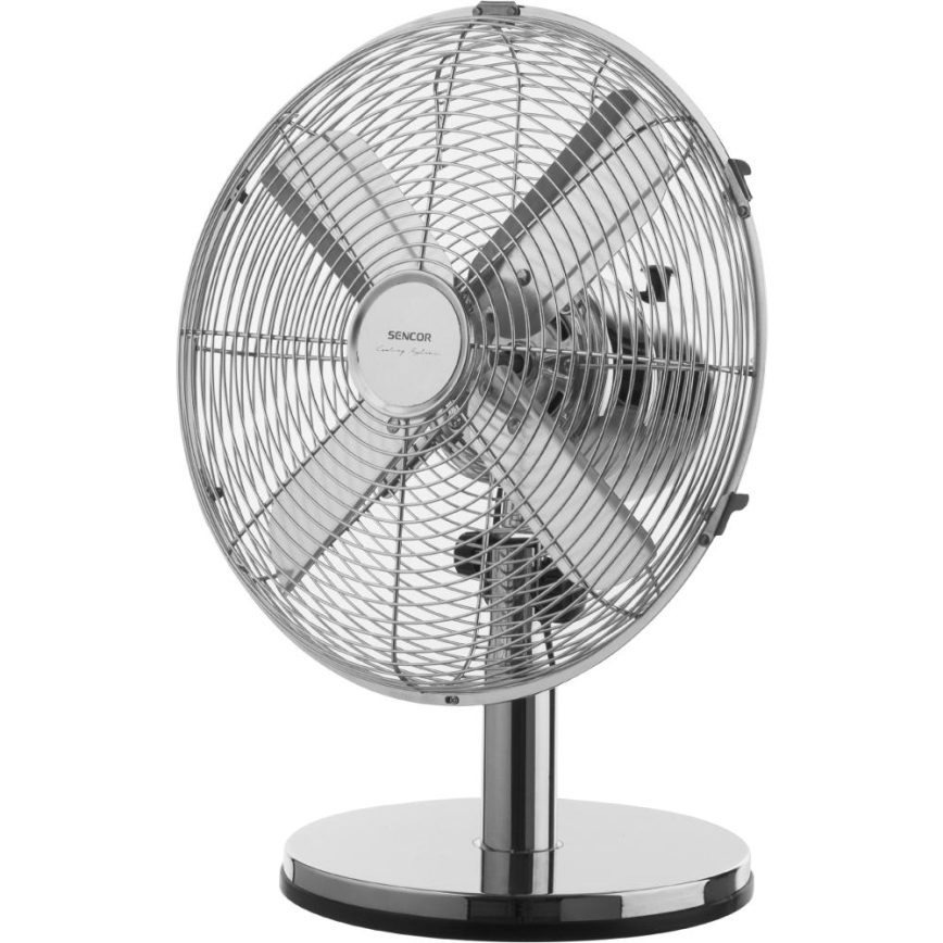 Sencor - stalo ventiliatorius 35W/230V blizgus chromas