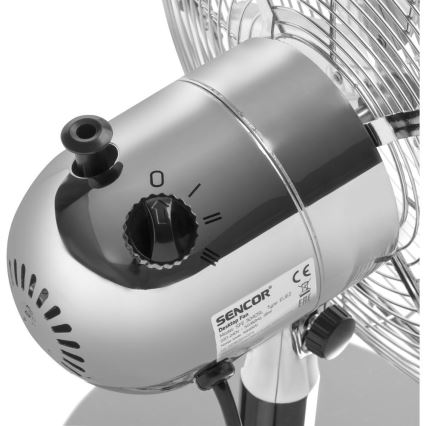 Sencor - stalo ventiliatorius 35W/230V blizgus chromas