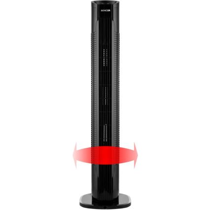 Sencor - Grindų ventiliatorius 50W/230V juoda
