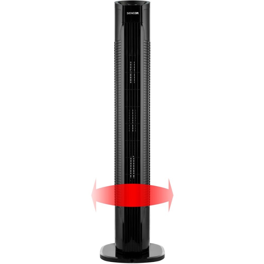 Sencor - Grindų ventiliatorius 50W/230V juoda