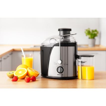 Sencor - Sulčiaspaudė 400W/230V matinio chromo/juoda