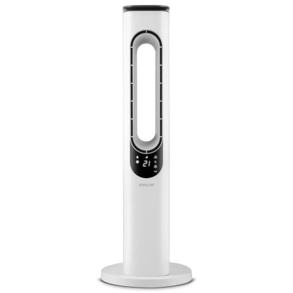 Sencor - Ventiliatorius be menčių 50W/230V balta + nuotolinio valdymo pultas