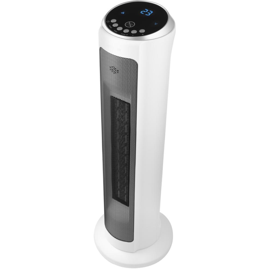 Sencor - ventiliatorius su keraminiu šildymo elementu 2200W/230V Wi-Fi balta + nuotolinis valdymas