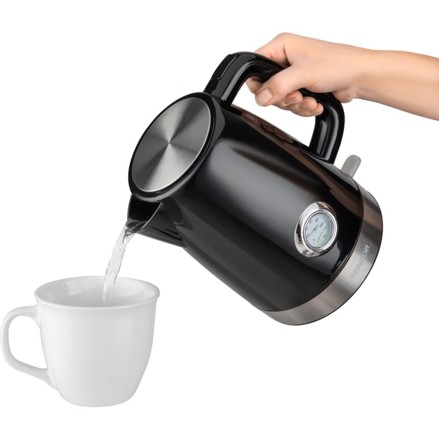 Sencor - Virdulys 1,7 l 2150W/230V juodas