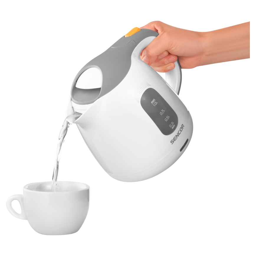 Sencor - Virdulys 1 l 1100W/230V balta/pilka