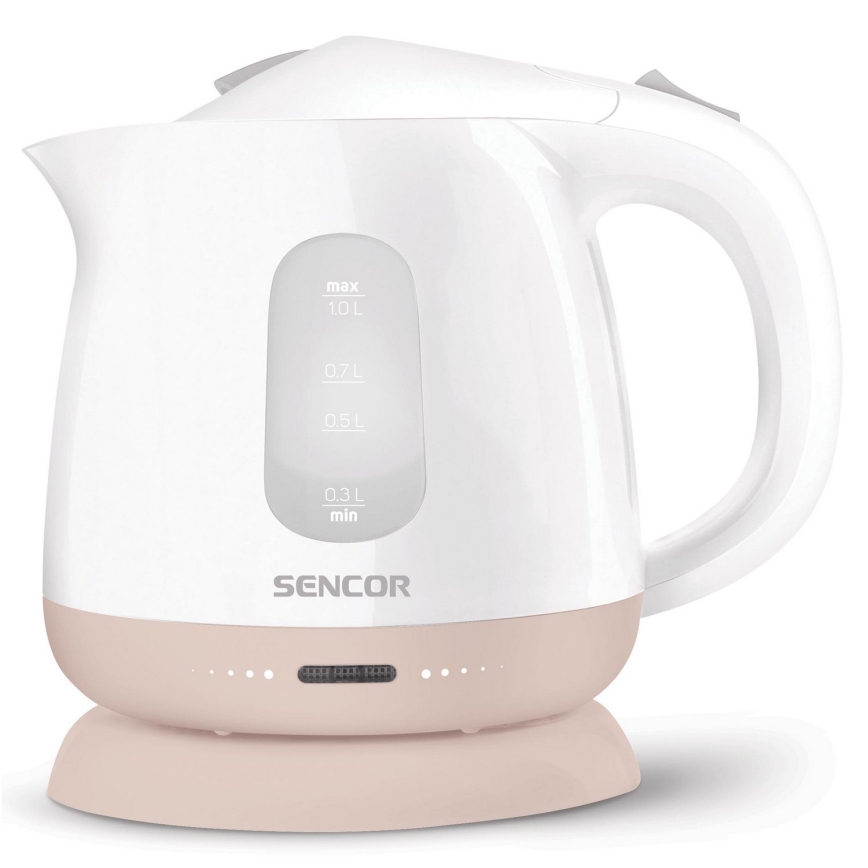 Sencor - Virdulys 1 l 1100W/230V balta/rausva