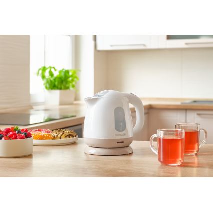 Sencor - Virdulys 1 l 1100W/230V balta/rausva
