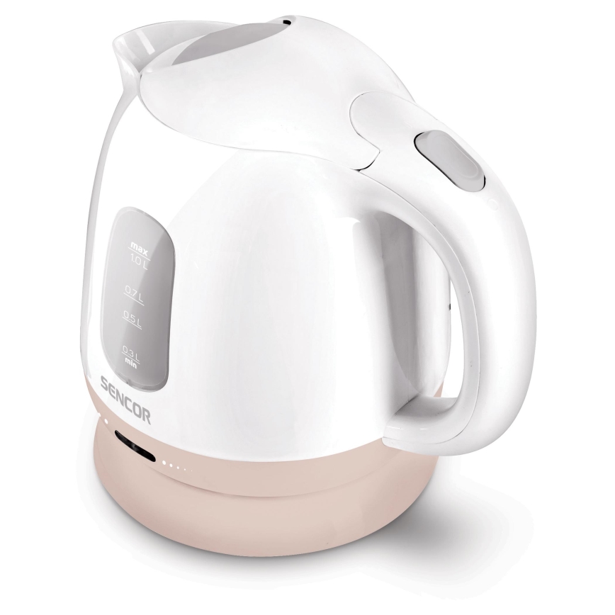 Sencor - Virdulys 1 l 1100W/230V balta/rausva