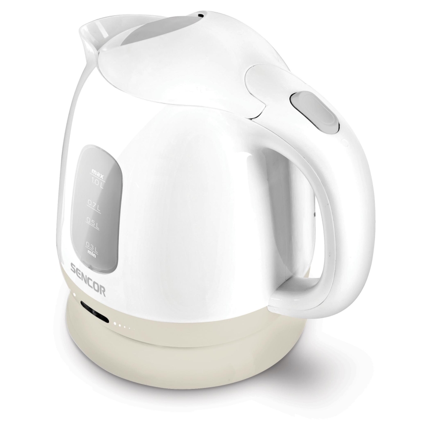 Sencor - Virdulys 1 l 1100W/230V balta/smėlio spalva