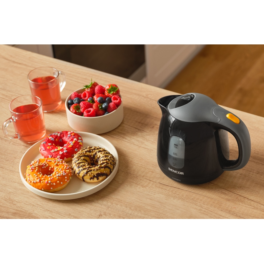 Sencor - Virdulys 1 l 1100W/230V juoda/pilka