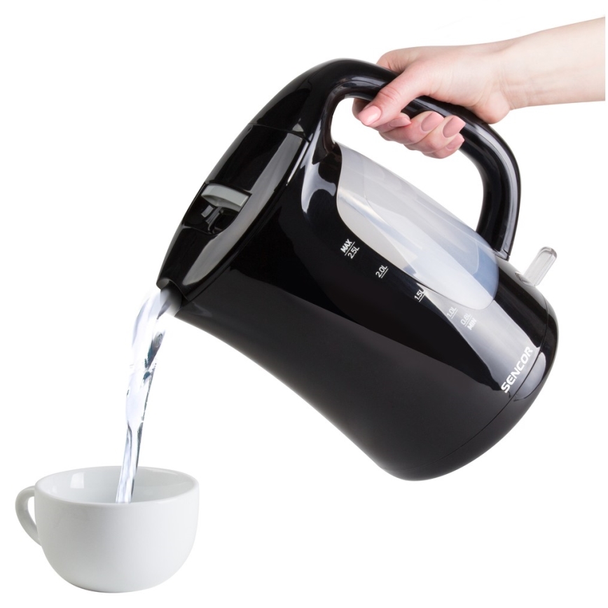 Sencor - Virdulys 2,5 l 2200W/230V juodas