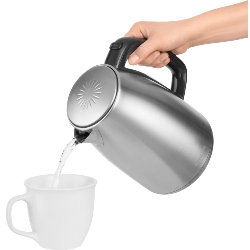 Sencor - Virdulys su termoreguliacija 1,7 l 2200W/230V nerūdijantis plienas