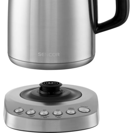 Sencor - Virdulys su termoreguliacija 1,7 l 2200W/230V nerūdijantis plienas
