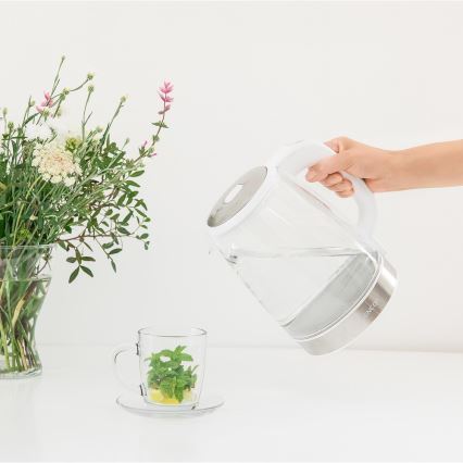 Sencor - Virdulys su termoreguliacija 2 l 2200W/230V baltas