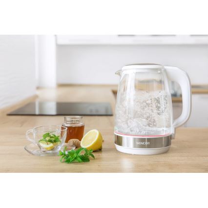 Sencor - Virdulys su termoreguliacija 2 l 2200W/230V baltas