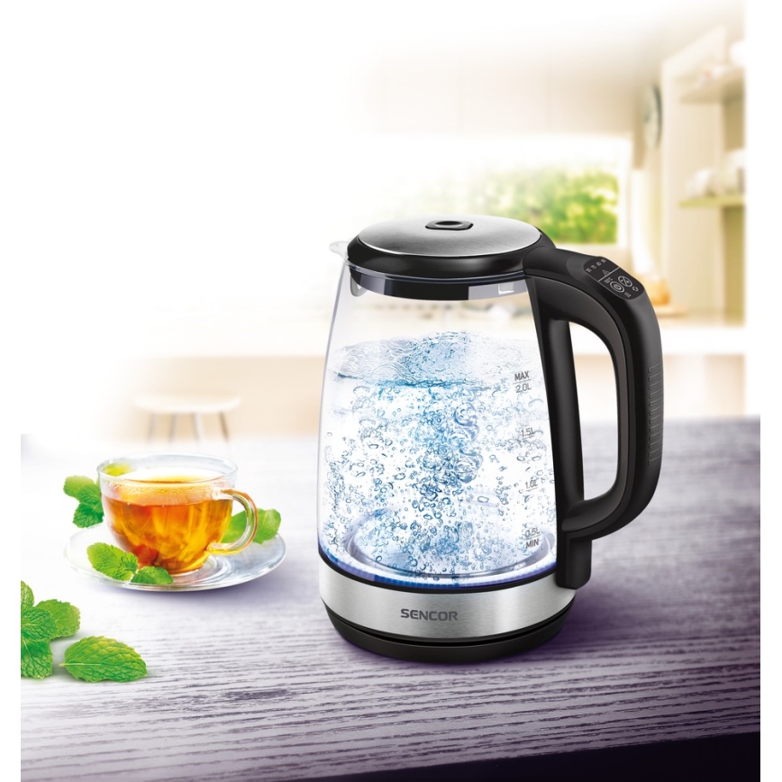 Sencor - Virdulys su termoreguliacija 2 l 2200W/230V