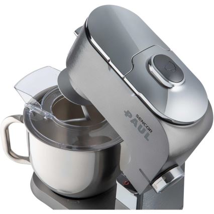 Sencor - Virtuvės robotas su nerūdijančio plieno dubeniu 1700W/230V matinis chromas
