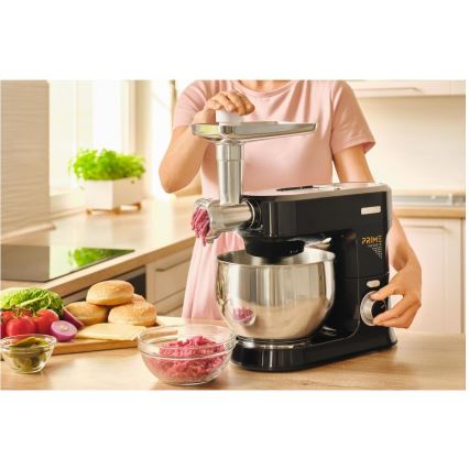 Sencor - Virtuvinis robotas su nerūdijančio plieno dubeniu 1000W/230V juodas