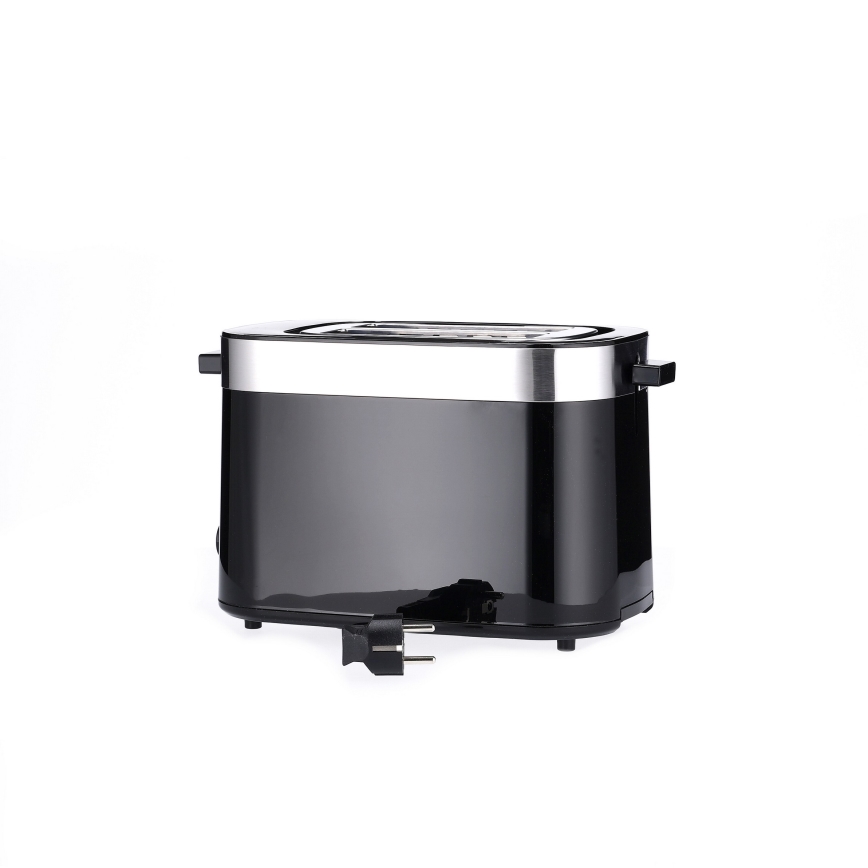 Severin AT 9264 - skrudintuvas su dviem lizdais, 800 W/230 V, nerūdijančio plieno/juodas