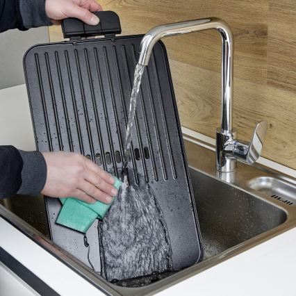 Severin PG 8564 - stalinis elektrinis grilis 2300W/230V 50x30 cm juodas