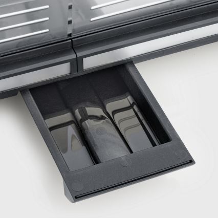 Severin PG 8564 - stalinis elektrinis grilis 2300W/230V 50x30 cm juodas