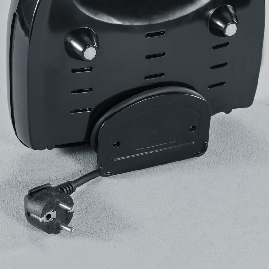 Severin SA 2969 - Tosteris 700W/230V nerūdijančio plieno/juodas
