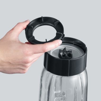 Severin SM 3737 - stalinis trintuvas 1 l 500W/230V nerūdijančio plieno/juoda