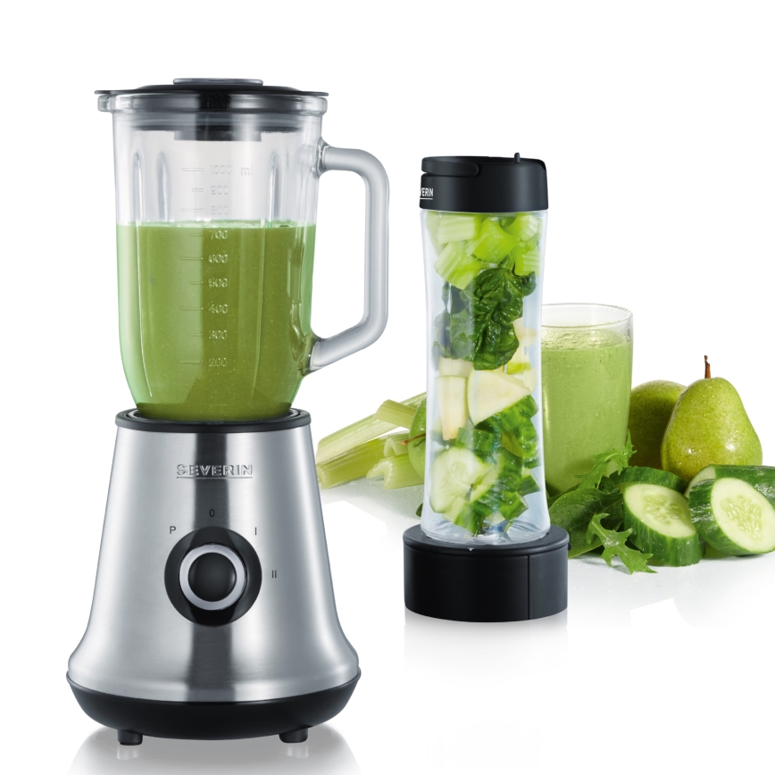 Severin SM 3737 - stalinis trintuvas 1 l 500W/230V nerūdijančio plieno/juoda