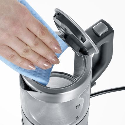 Severin WK 3472 - Elektrinis virdulys 0,5 l 1100W/230V, iš nerūdijančio plieno ir stiklo