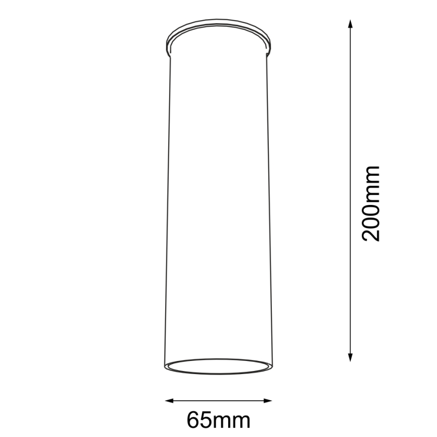 Shilo - Akcentinis šviestuvas 1xGU10/15W/230V 20 cm juodas
