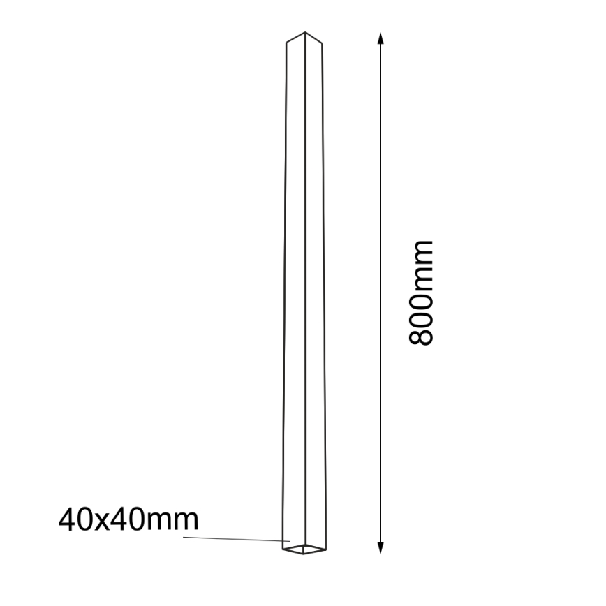 Shilo - Lubinis šviestuvas 1xGU10/15W/230V juodas