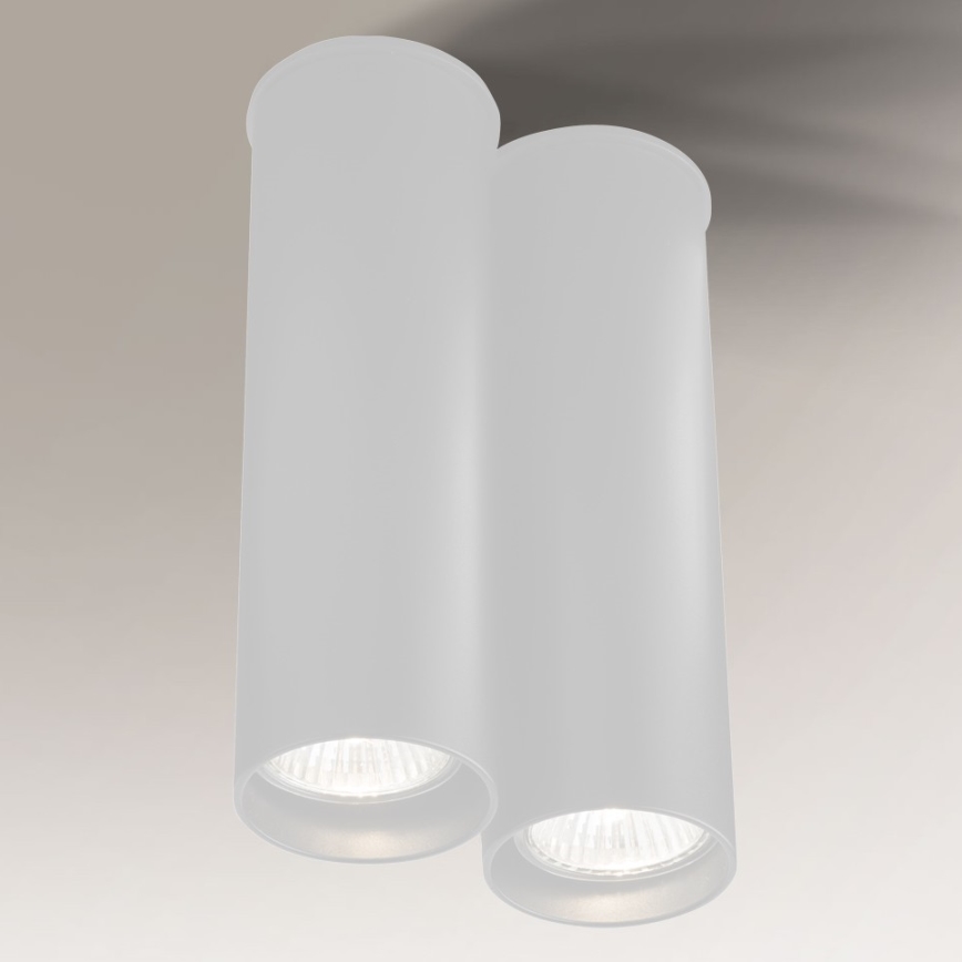 Shilo - Lubinis šviestuvas 2xGU10/15W/230V baltas