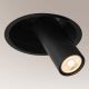 Shilo - Įleidžiamas akcentinis šviestuvas 1xGU10/15W/230V d. 18,3 cm juodas