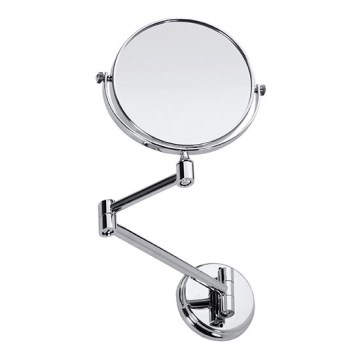 Sidabrinis kosmetinis veidrodėlis 18,5x26 cm