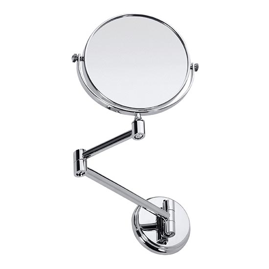 Sidabrinis kosmetinis veidrodėlis 18,5x26 cm