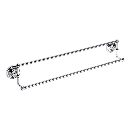 Sidabrinis rankšluosčių laikiklis 66,5x12,5 cm